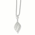 thumbnail image 1 of Sterling Silver & CZ Brilliant Embers Necklace 18 Inch, 1 of 3