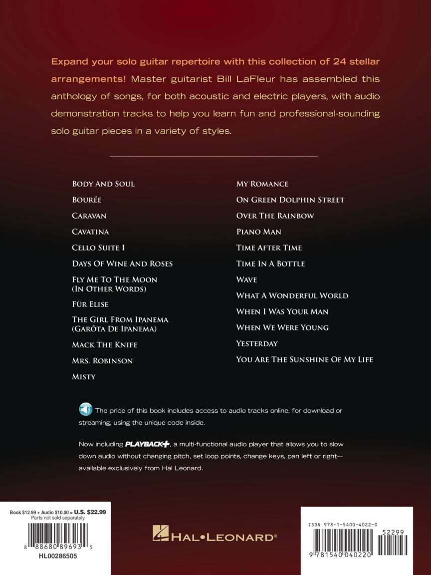 Hal Leonard Cocktail Guitar Book Audio Online Tab Walmart Com