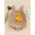 thumbnail image 4 of Aojekbee Baby Boy Girl Corduroy Overalls Casual Duck Embroidery Sleeveless Romper Toddler Summer Jumpsuit, 4 of 10