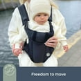 thumbnail image 5 of Dreambaby® Manhattan Adjustable 3 in 1 Position Baby Carrier - IHDI Approved Hip Healthy - Newborns Toddlers up to 33lbs - Fits for Most Adult Sizes - Black - Model L296, 5 of 7