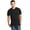 Black, variant on Young Mens Very Important Tee V Neck-M (Heathered Charcoal)