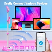 ATOPDREAM-US Bluetooth Karaoke Machine with Adjustable Stand, Karaoke Microphone for Kids, Gift for… — $28.99 (28% off)