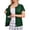 Dark Green, variant on Womens Summer Tops Post Op Solid - Short Sleeve with Four Pockets for Recovery Comfort Shirt Daily Wear Summer and Home Care,Sky Blue S