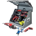 thumbnail image 7 of Powerbuilt 26 Inch Rapid Box Portable Slant Front Power Tool Grey Locker Box - 941805E, 7 of 7