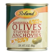 Roland Green Olives Stuffed With Anchovies 3 oz 2 each