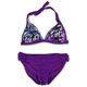 thumbnail image 2 of Becca Bikini de 2 piezas con lengüeta lateral Tie-Dye para mujer, Púrpura, Mediano Becca Bikini, 2 of 2