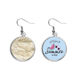 thumbnail image 1 of Textura suave pelaje gris plata pluma Pendientes de sandía verano lóbulo desgaste Unbranded M, 1 of 3