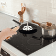 thumbnail image 1 of 5X Rosette Timbale Iron Set Bunuelera with Handle Mexican Bunuelo Pastry Maker Cutter for Kitchen, 1 of 7