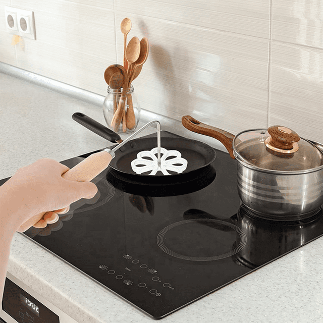 5X Rosette Timbale Iron Set Bunuelera with Handle Mexican Bunuelo Pastry Maker Cutter for Kitchen
