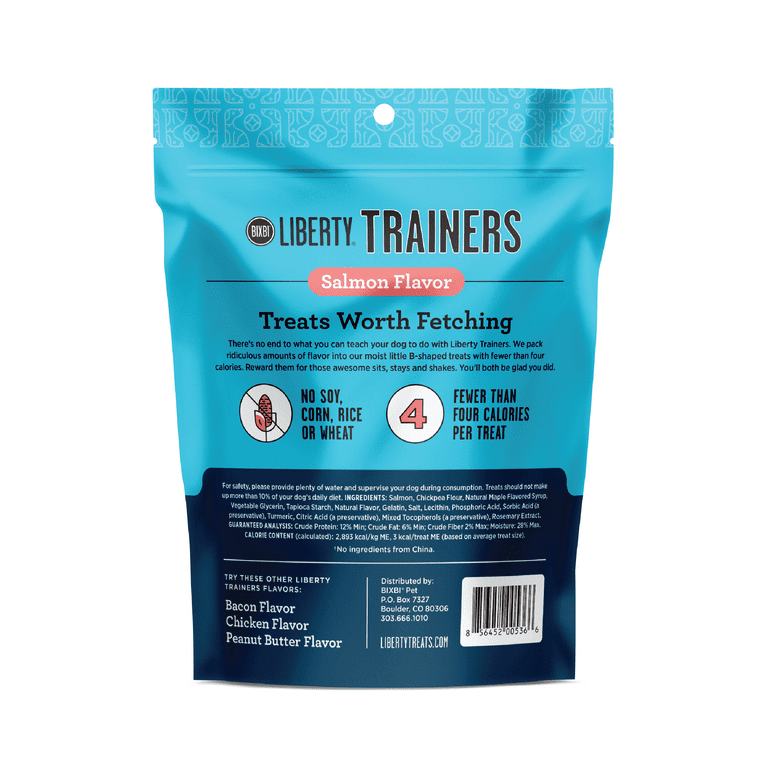 BIXBI Liberty Pocket Trainers Soft Chewy Salmon Flavored treats for dogs 6 oz Walmart