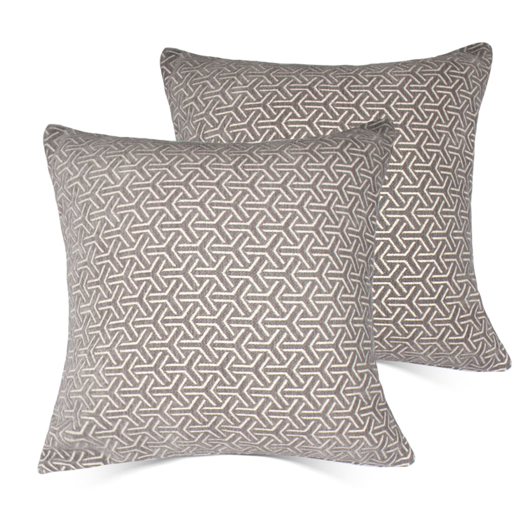 Set of 2 Throw Pillow Covers Coastal Cushions 100 Cotton Home Decorative 20 x 20 inch Soft