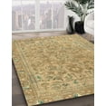 thumbnail image 2 of Ahgly Company Indoor Rectangle Abstract Metallic Gold Abstract Area Rugs, 7' x 10', 2 of 6