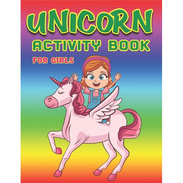 Unicorn Activity Book for Girls : Cute Beautiful Unicorn ...
