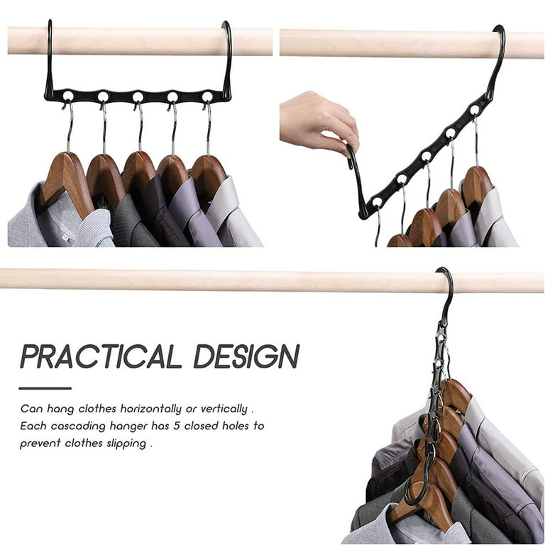 10 Pack Multi-Function Magic Clothes Hangers Space Saving Non-Slip