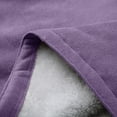 thumbnail image 7 of Abcnature Womens Casual Top Loose and Irregular Hem Plus Size T-Shirt Coat Purple 3XL, 7 of 7