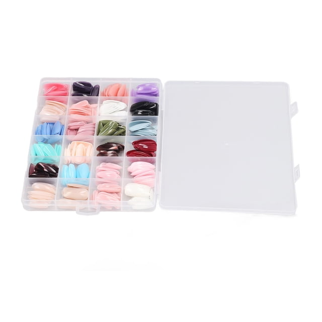 Presione sobre las puntas de las uñas postizas presione transpirable sobre las uñas postizas 576 piezas de moda para salón de uñas ANGGREK Otros
