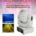 thumbnail image 3 of VIPQV 1Pc Moving Head 120W 8Gobo Stage Lighting RGBW LED DJ DMX Beam Bar Party Light 9/11 Channels Sound Activated DJ Lights for Church Wedding Disco Party Nightclub Live Show, 3 of 5