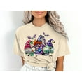 thumbnail image 5 of Women's Halloween Gnomes Spiders Bats T-Shirt, 5 of 10