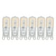 thumbnail image 4 of Bulbo LED G9, 6 Piezas 5W Cubierta Transparente Bulbo De Bombilla G9 G9 Para Lámparas Colgantes, Lámparas De Techo, Lámparas De Mesa, Luz De 360 ​​​​grados, Modelo De Chip:, 4 of 7