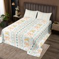thumbnail image 2 of Erosebridal Pink Bowknot Quilt Sets for Queen Size Bed, Rustic Floral Bed Set, Princess Style Decor, 2 of 5