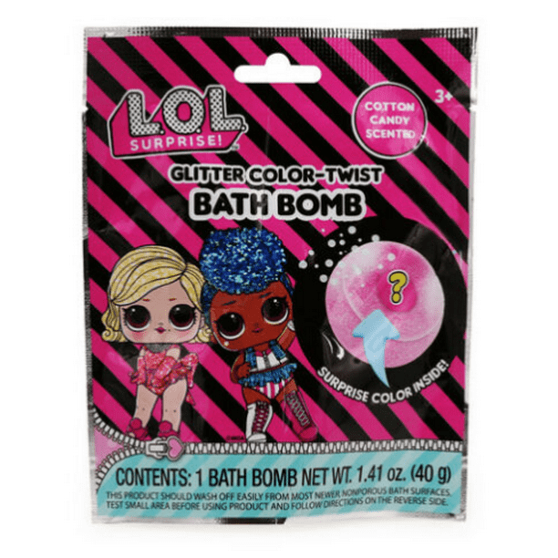LOL Surprise Color Twist Bath bombs Cotton Candy scented Lot of 2