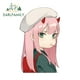 thumbnail image 1 of EARLFAMILY 13cm x 11,2cm Para Zero Two Darling En El Parachoques FranXX Calcomanía Protector Solar Pegatina De Coche Anime Oclusión Rascador huangjie unisex, 1 of 2