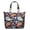 Colorful, variant on Nature Inspired Psychedelic Mala Duffel Floral Abstract Travel Bag with Trippy Meditation Ornament, Colorful Healing Pattern
