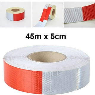 150' X 2 RED WHITE Conspicuity DOT C2 Safety Tape 6 Inch Red 6 Inch White  diamond grade reflective sticker tape - AliExpress