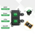 thumbnail image 4 of Toggle Switch, Rocker Button Inline Cord Switch DPST ON/OFF Waterproof, 4 of 6