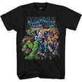 thumbnail image 3 of Marvel with Wings Thor Hulk Iron Man Avengers Spiderman Daredevil Strange Loki Thanos Adult Mens Graphic Tee T-Shirt Apparelâ¦, 3 of 3