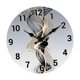 thumbnail image 2 of Reloj de pared silencioso de madera, diseño creativo, moderno y sencillo, redondo. 30 centímetros, 2 of 9