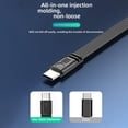 thumbnail image 4 of Flat Design Micro USB Data Sync Charging Cable Silicone Cable Flat, 4 of 8