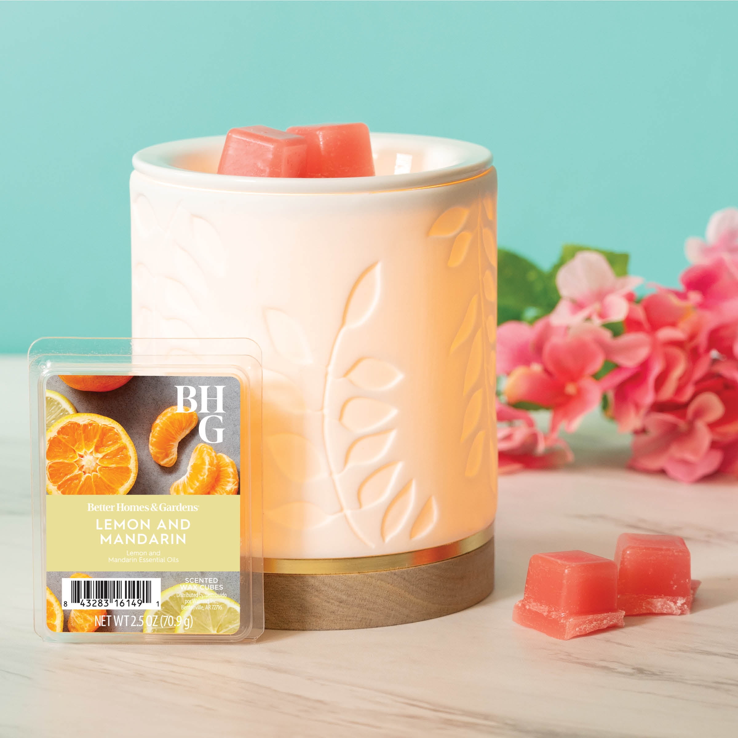 (3 pack) Better Homes & Gardens Lemon & Mandarin Scented Wax Melts, 2.5 oz