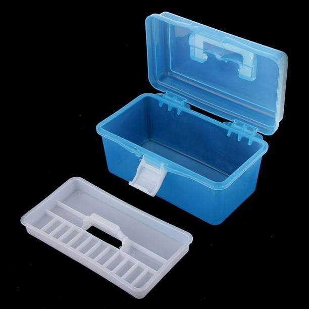 Xuanheng Multi-Functional Durable Transparent Storage Box With Removable Tray Other As Described