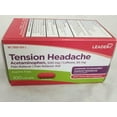 Leader Tension Headache Pain Reliever Acetaminophen Aspirin Free 100 ct