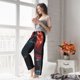 thumbnail image 5 of Balery Red Moon Shark Sailboat Pantalones de pijama para mujer, pijamas ultraligeros, pantalones de estar por casa-X-Large, 5 of 6