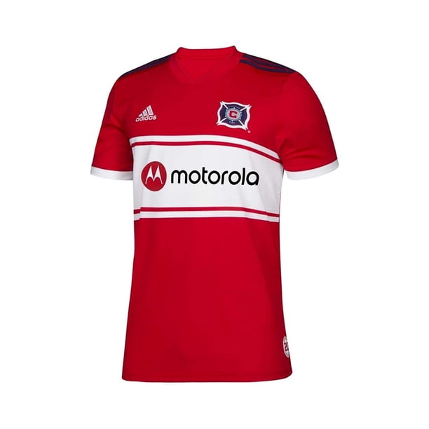 adidas Chicago Fire Jersey para mujer, rojo, grande