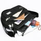 thumbnail image 5 of Bolso bandolera para hombre, ideal para negocios, ocio y viajes diarios. Impermeable, duradero, con múltiples compartimentos, estilo retro de piel sintética (negro)., 5 of 6
