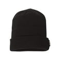 thumbnail image 3 of DRI DUCK - 12" Basecamp Performance Knit Beanie - 3562 - Black - Size: One Size, 3 of 3