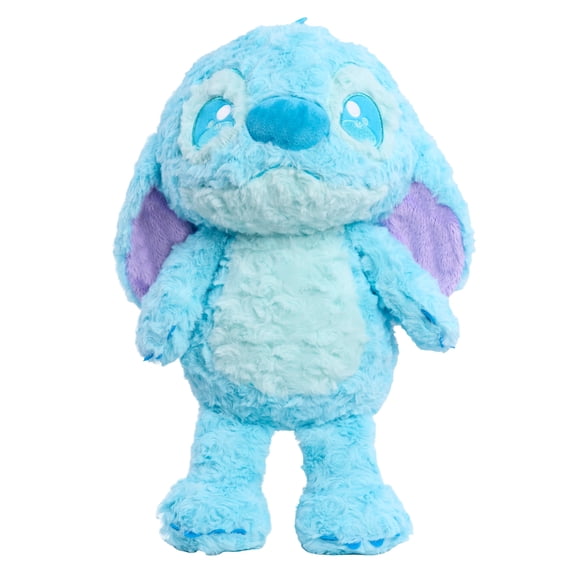 Disney Stitch 14-Inch Feeling Rosy Large Plush Toy, Soft Plush with Rosette Fabric, Ages 3