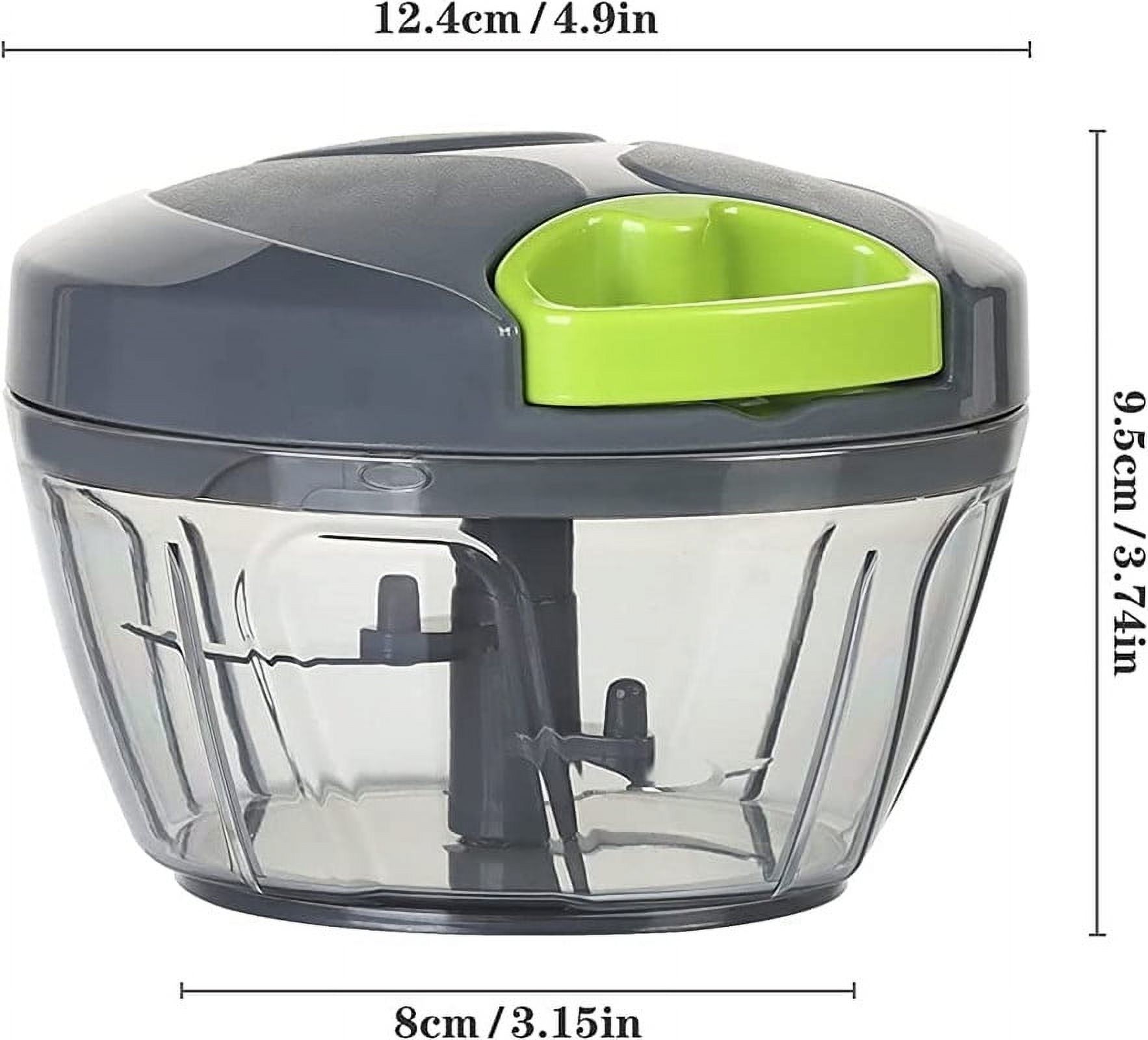 Vegetables Chopper Manual Food Processor , Ourokhome Portable Pullover String Garlic Mincer