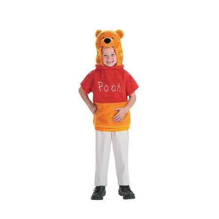 Disguise Toddler Boys' Disney Winnie The Pooh Plush Vest Deluxe Costume - Size 2T