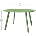thumbnail image 3 of Grand Patio 28" Round Steel Outdoor Coffee Table, Sage Green, 3 of 13