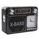 thumbnail image 3 of Radio BT inalámbrica con sintonización manual, estilo retro, portátil, AM, FM, SW, reloj con luz, color negro, enchufe UE, 220 V, 3 of 15