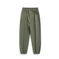 thumbnail image 4 of BdTemWBsMen's Drawstring Casual Pants Baggy Ripstop Work Multi Pocket Overalls Pantwith Pockets,E-Black L, 4 of 4