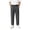 Dark Gray, variant on Boys School Uniform Pants Elastic Waist Stretch Youth Trousers with Pockets Straight Fit for Kids Dark Gray,5-6 Years