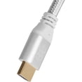 thumbnail image 4 of Câble HDMI Argenté Résolution 4k à 60Hz, avec Certification HDMI 2.0b Couleur Argentée CPH01S-1800, 4 of 5