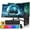 Dual 24 Inch Curve, variant on Restored ThinkCentre Tiny Mini Desktop PC|Intel Core i5|16GB RAM|1TB SSD+500GB HDD|Foldable Wireless Keyboard/Mouse with Built in Earbuds|Webcam|WiFi & BT|Win 11