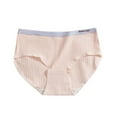 thumbnail image 2 of Ahuyic Girls Panties Toddler Kids Underwear 9-16 Years Breathable Mid Rise Breathable Briefs for Student Girls L Pink, 2 of 3