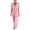 Pink, variant on Womens Summer Dresses Short Sleeve V Neck Flowy Maxi Dress Boho Tiered Ruffle Casual Loose Beach Long Dresses